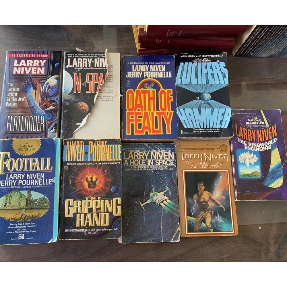 Larry Niven Paperback Book Bundle